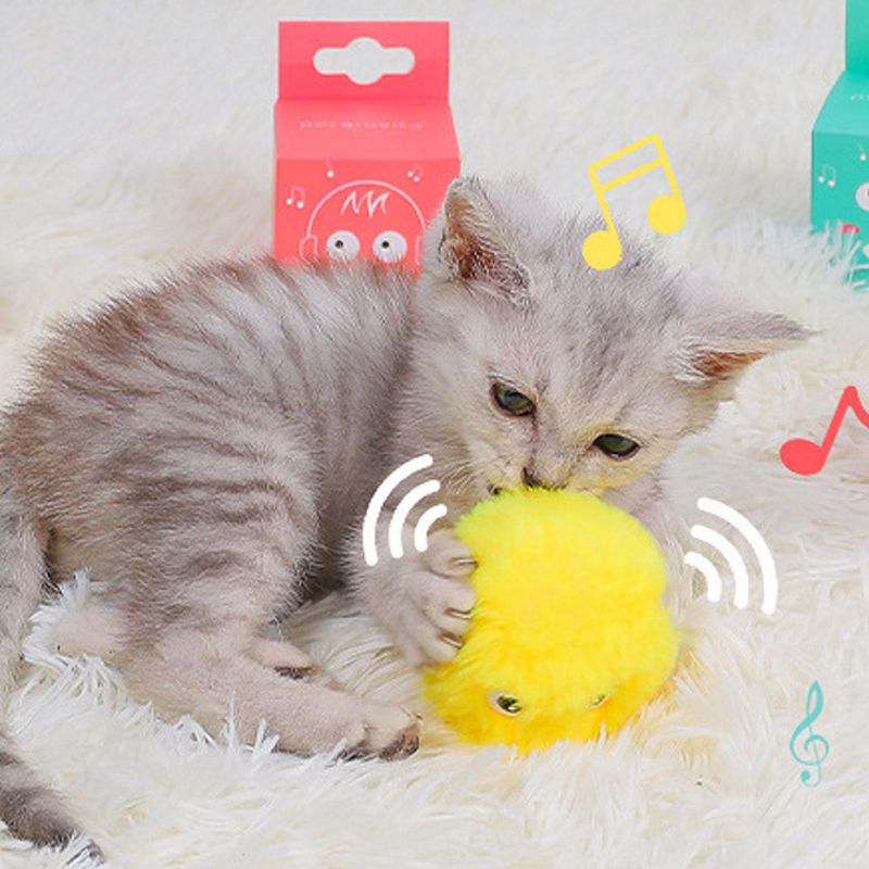 Musical Plush Pet Toy Ball