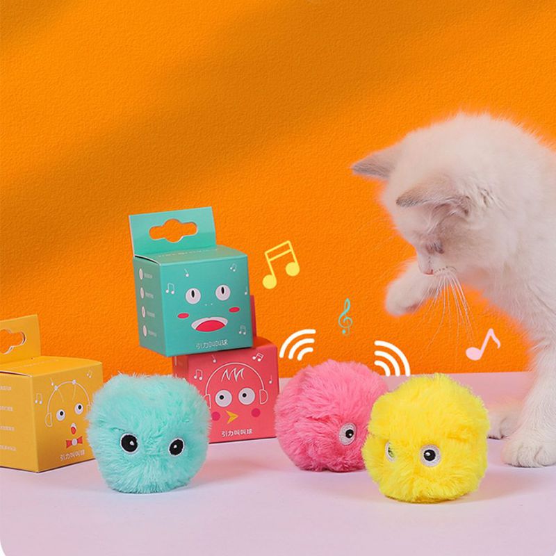 Musical Plush Pet Toy Ball