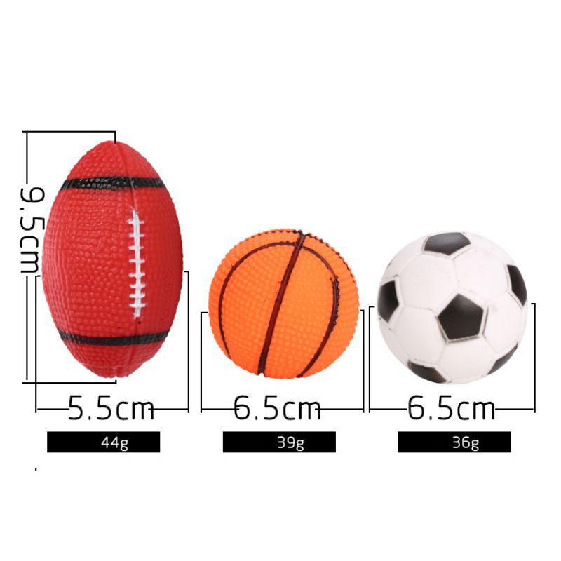 Red Football Pet Toy