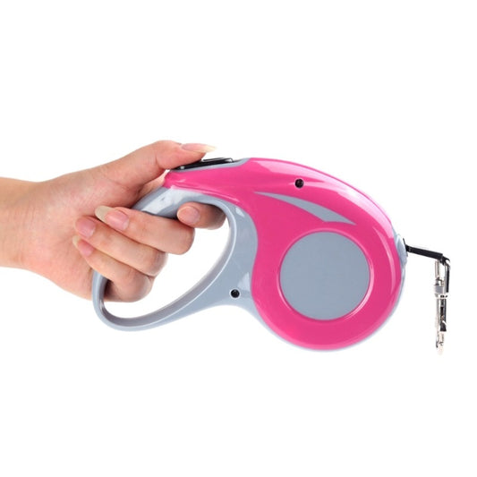 Pink Heavy Duty Retractable Dog Leash