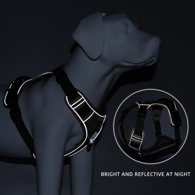 Heavy Duty Reflective Dog Harness