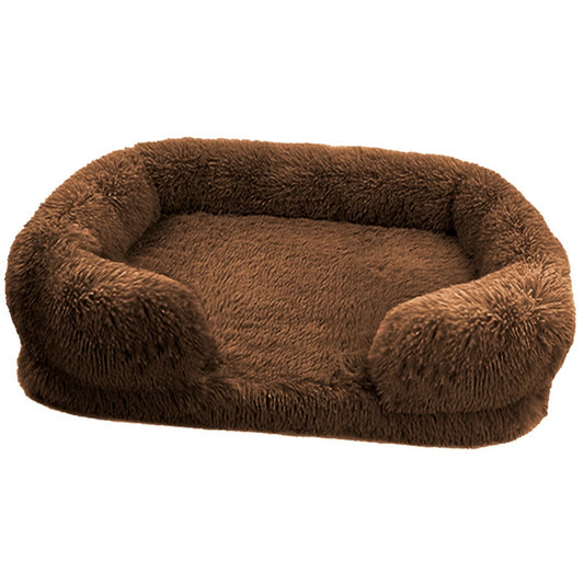 Brown Ultra Plush Pet Bed