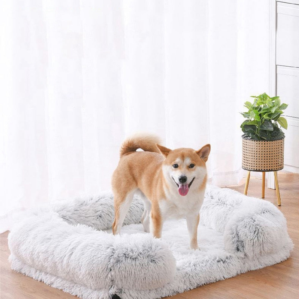 Brown Ultra Plush Pet Bed