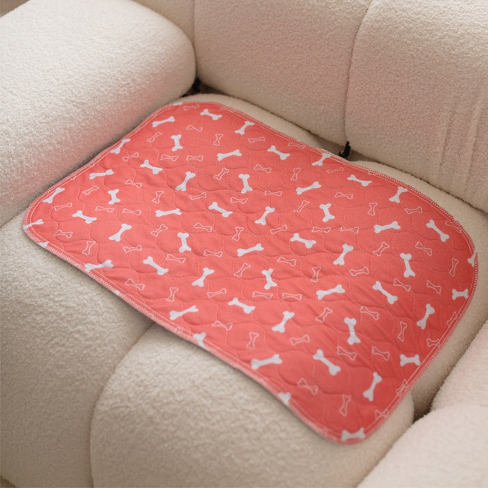 Red Washable Pet Pee Pad