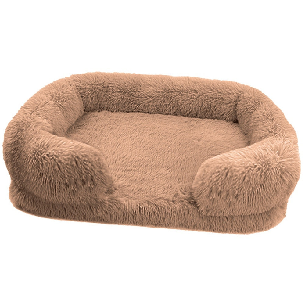 Brown Ultra Plush Pet Bed