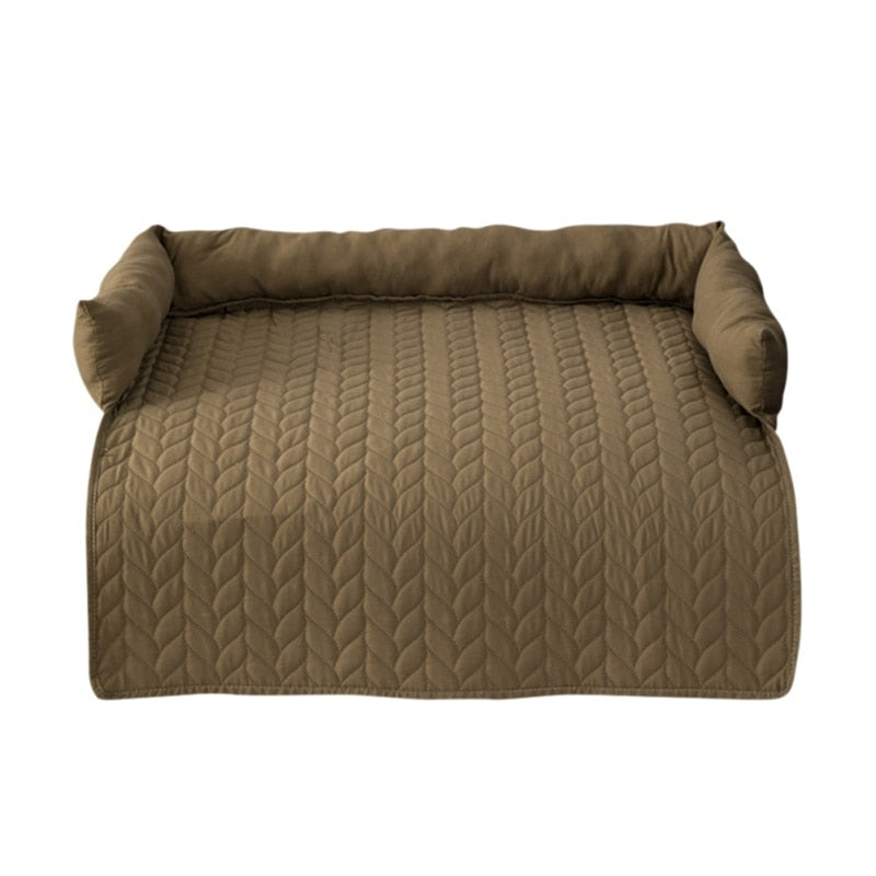 Khaki Pet Sofa Mat