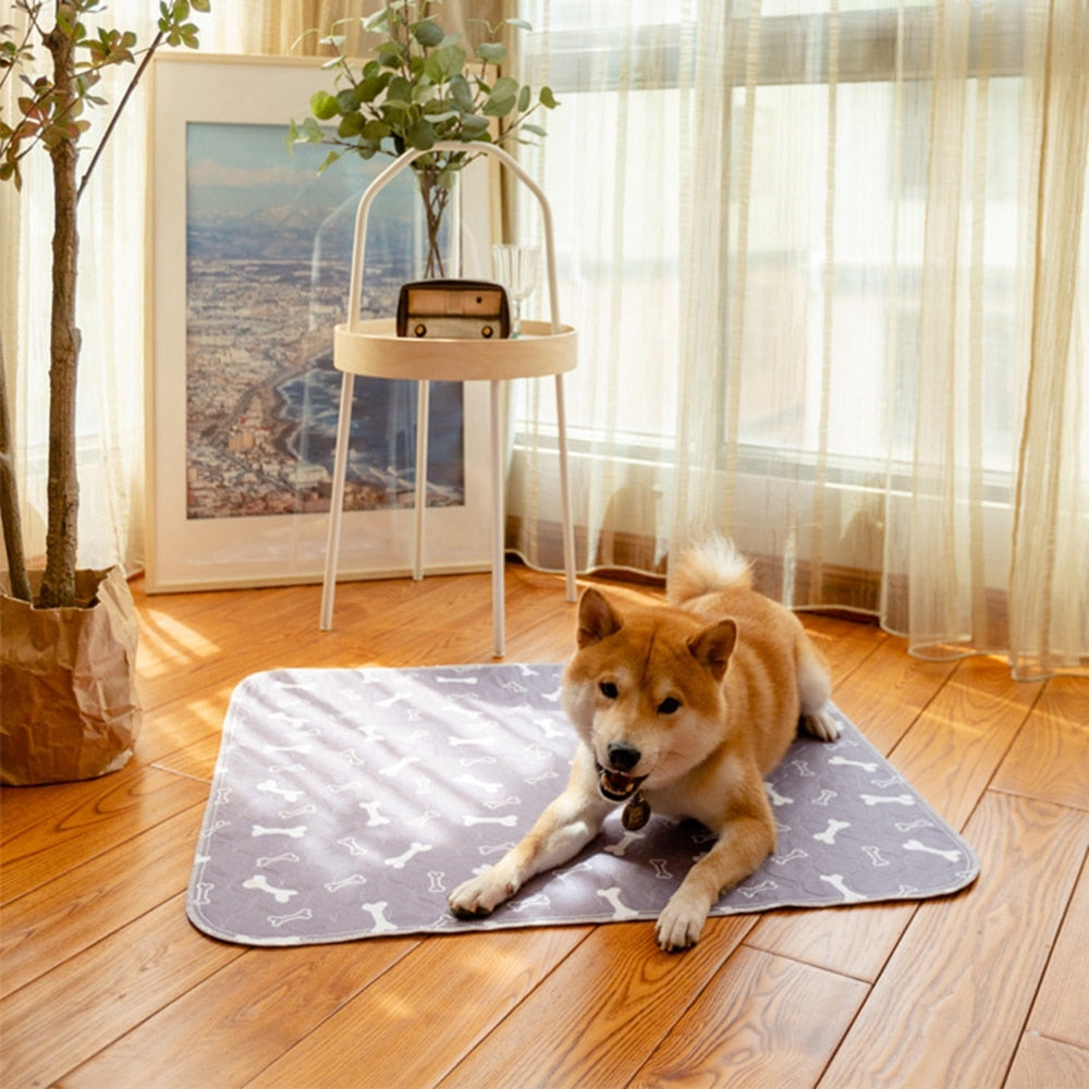 Gray Washable Pet Pee Pad