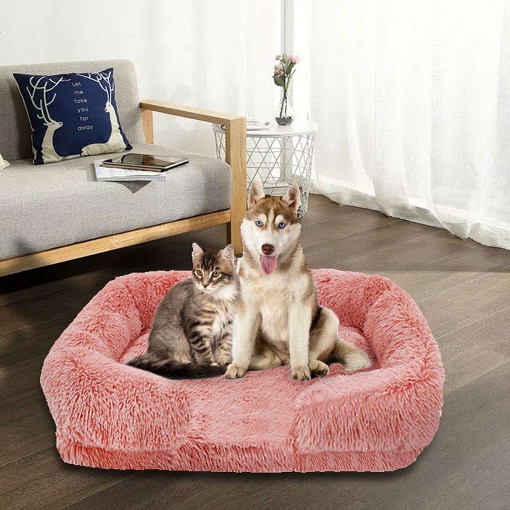 Brown Ultra Plush Pet Bed