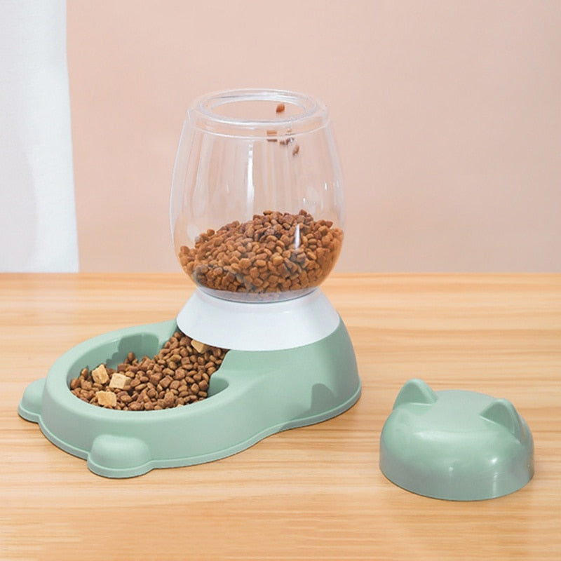 Cream Automatic Pet Feeder