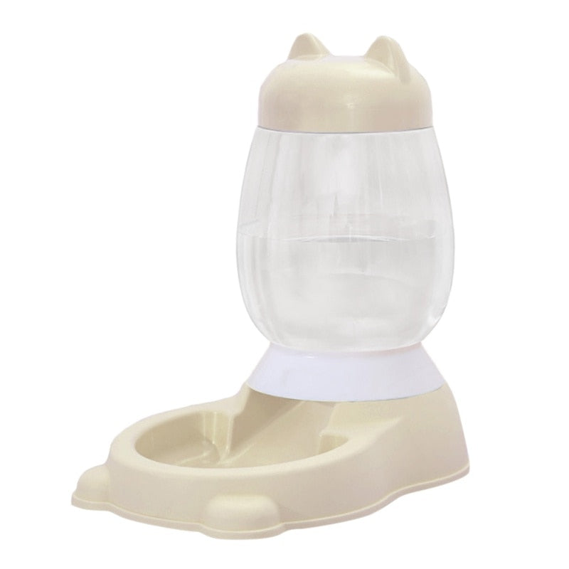 Cream Automatic Pet Feeder