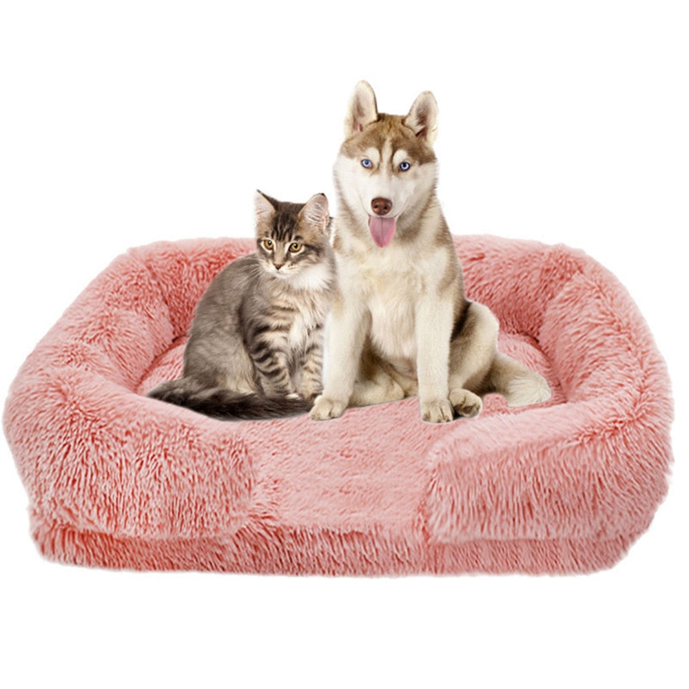 Brown Ultra Plush Pet Bed