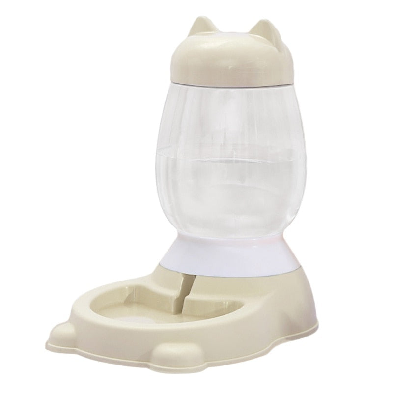 Cream Automatic Pet Feeder