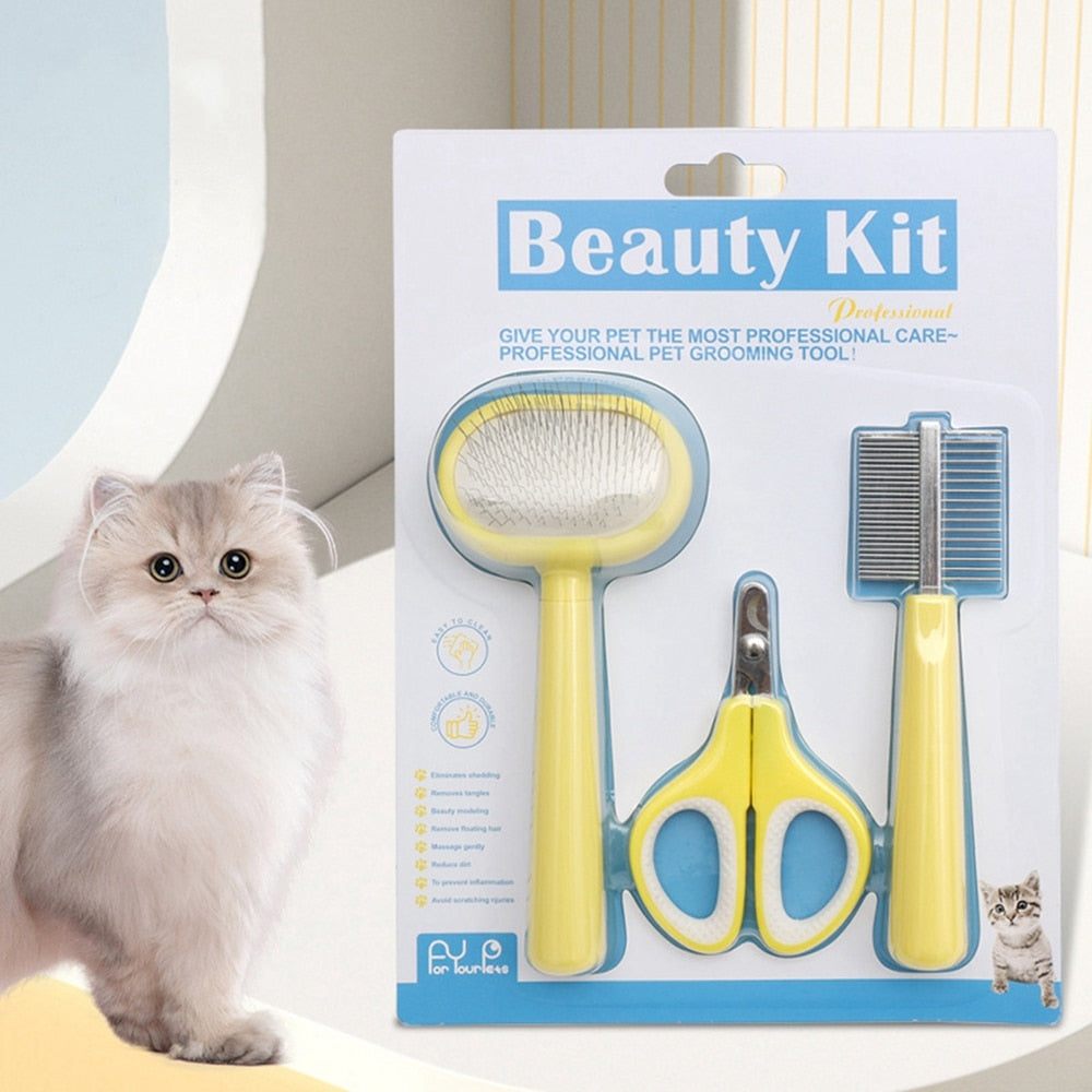 3pc Pet Grooming Kit